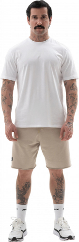 Шорты мужские Man, French Terry RAWS Shorts, Beige, RANK