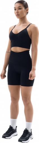 Шорты женские Woman, Seamless Bike Shorts, Black, RANK
