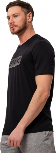 Футболка мужская Men, Sportstyle Chest Big, Black, RANK