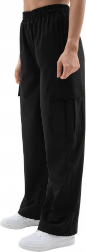Брюки женские Woman, Woven Wide Pants, Black, RANK