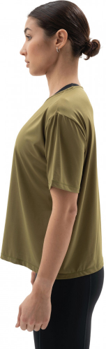 Футболка женская Woman, Train Motion T-Shirt, Olive, RANK