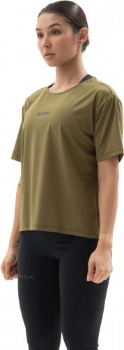Футболка женская Woman, Train Motion T-Shirt, Olive, RANK