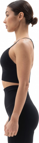 Бюстгальтер женский Woman, Seamless Bra Low, Black, RANK
