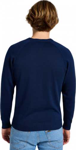 Джемпер мужской CLEAN RAGLAN SWEATER TRUE NAVY, LEE