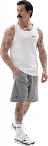 Шорты мужские Man, French Terry RAWS Shorts, Gray, RANK