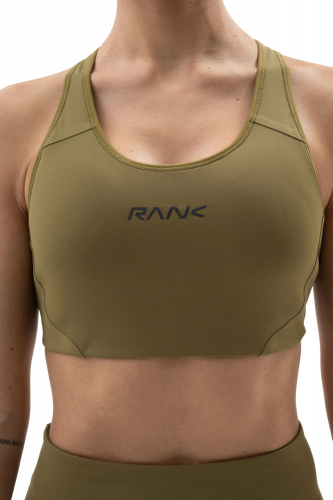 Бюстгальтер женский Woman, PWR Bra Medium , Olive, RANK