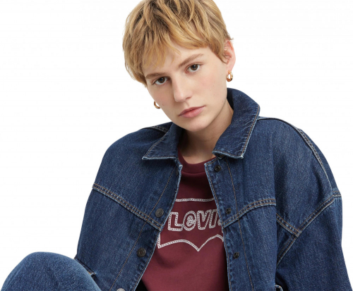 Футболка женская GRAPHIC BOXY TSHIRT REDS, LEVIS