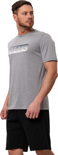 Футболка мужская Men, Sportstyle Chest Big, Grey melange, RANK