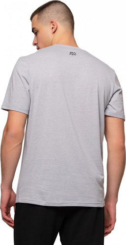 Футболка мужская Men, Sportstyle Chest Big, Light gray  melange, RANK