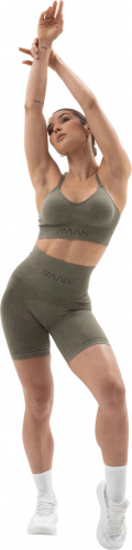 Шорты женские Woman, Seamless Bike Shorts, Olive, RANK