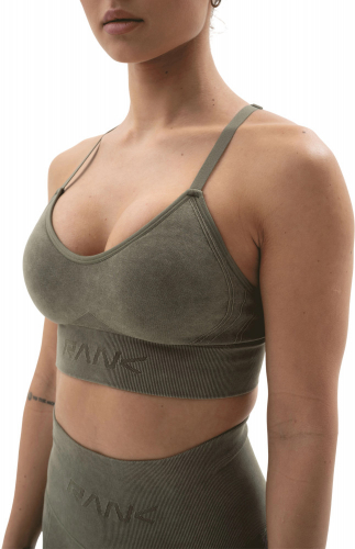 Бюстгальтер женский Woman, Seamless Bra Low, Olive, RANK