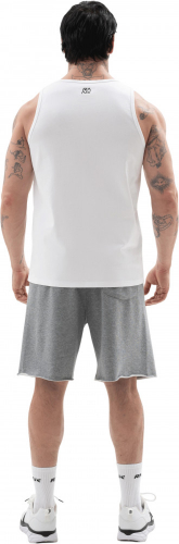 Шорты мужские Man, French Terry RAWS Shorts, Gray, RANK