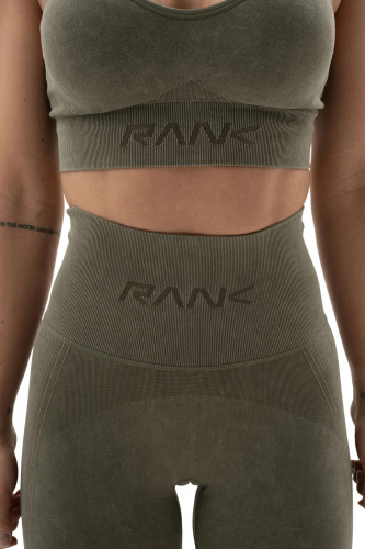 Леггинсы женские Woman, Seamless Leggings, Olive, RANK
