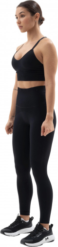 Леггинсы женские Woman, Seamless Leggings, Black, RANK