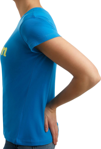 Футболка женская W SCRIPT COTTON TEE II Brilliant /Sharp, Wilson