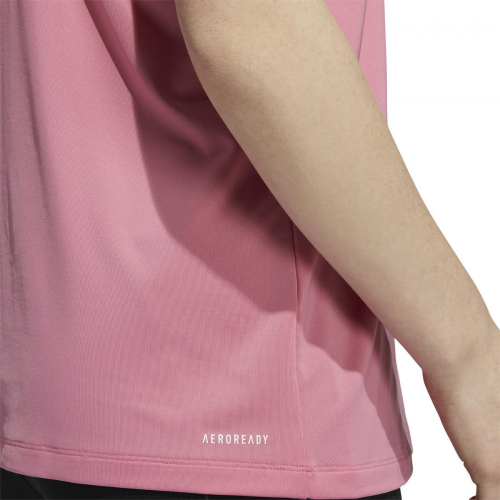 Майка женская Adidas W TECH BOS TK ROSTON/WHITE, Adidas