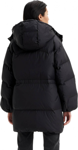Куртка женская WESTERN BUBBLE MIDDY BLACKS, LEVIS