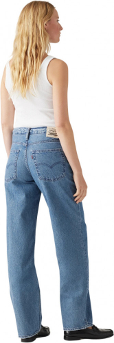 Джинсы женские WELLTHREAD BAGGY DAD LIGHT INDIGO - WORN IN, LEVIS