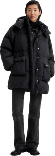 Куртка женская WESTERN BUBBLE MIDDY BLACKS, LEVIS
