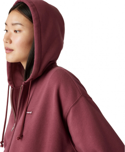 Худи женское EVERYDAY ZIP HOODIE REDS, LEVIS