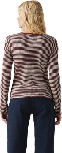 Лонгслив женский DRY GOODS WAFFLE LS TEE REDS, LEVIS