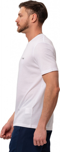 Футболка мужская Men, Sportstyle Left Chest, White, RANK