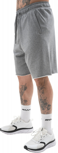 Шорты мужские Man, French Terry RAWS Shorts, Gray, RANK