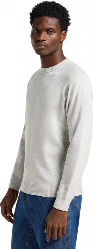 Джемпер мужской CLEAN RAGLAN SWEATER SHARP GREY MEL, LEE