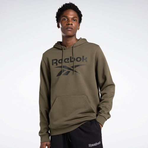 Джемпер мужской REEBOK IDENTITY FLEECE STACKED LOGO PULLOVER HOODIE, Reebok