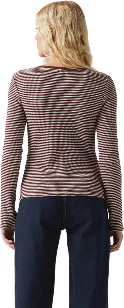 Лонгслив женский DRY GOODS WAFFLE LS TEE REDS, LEVIS