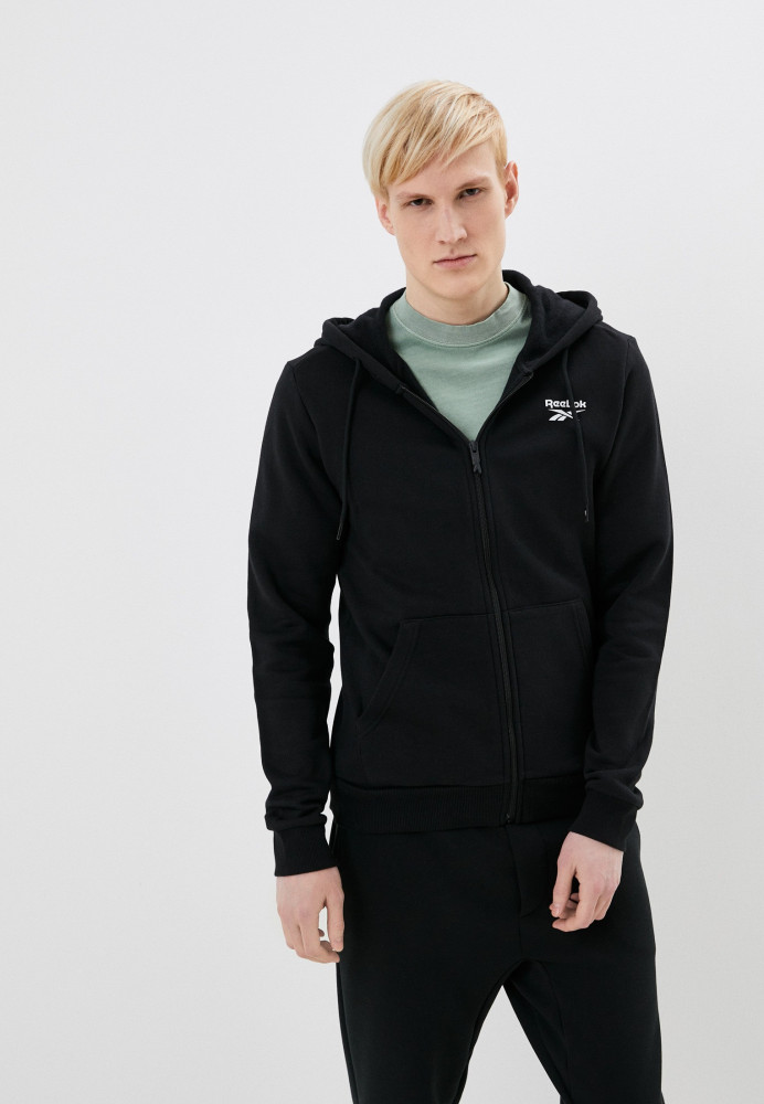 Джемпер мужской RI LEFT CHEST LOGO FZ ex-HS7374, Reebok