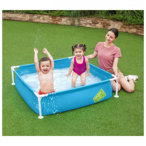 Бассейн каркасный Bestway Steel Pro, 122×122×30.5 см, от 2 лет, 56217