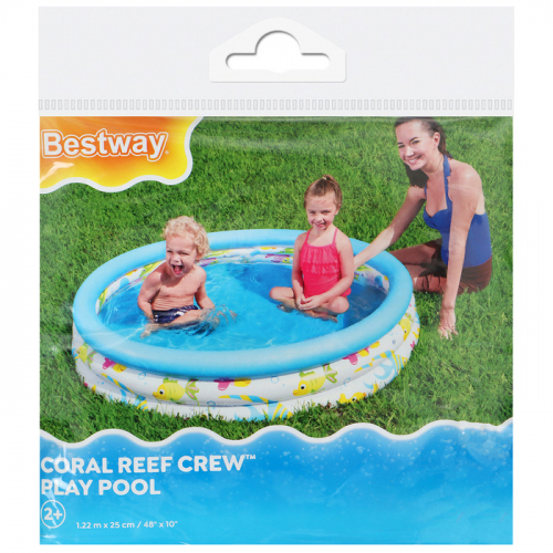 Бассейн надувной Bestway 51009/51226 , 122×25 см, от 2 лет, в ассортименте