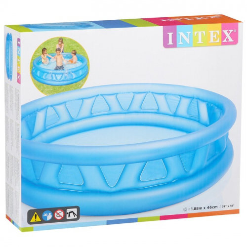 Бассейн надувной INTEX «Геометрия», 188×46 см, от 3 лет, 58431NP