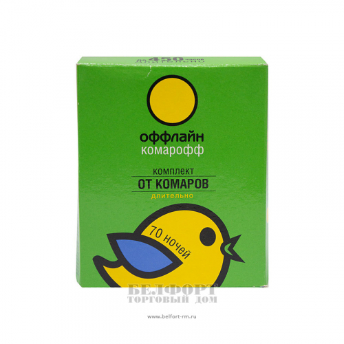 Спирали Комарофф Длительно оффлайн 10 шт (60 шт)