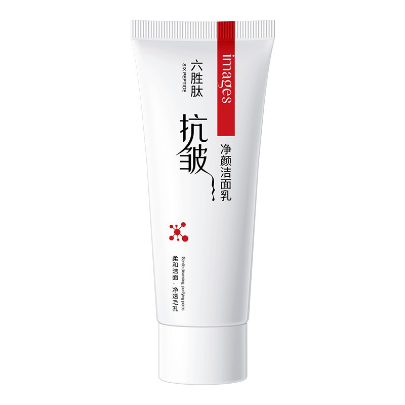 Пенка для умывания с Пептидами, Коллагеном и Аминокислотами Images Six Peptides, 60 гр.