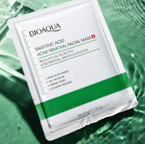 Тканевая маска с салициловой кислотой для проблемной кожи Bioaqua