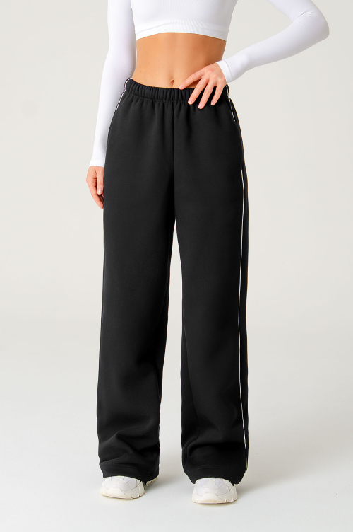 Арт. 7904 Брюки оверсайз с начесом 44-48 (3 шт)