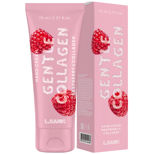 Коллагеновый крем для рук с малиной Collagen Raspberry Hand Сream (70 мл)
