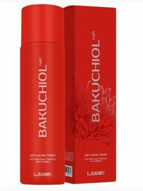 Антивозрастной омолаживающий тонер с бакучиолом, пептидами и коллагеном Bakuchiol Rush Anti-Aging Toner (150 мл)