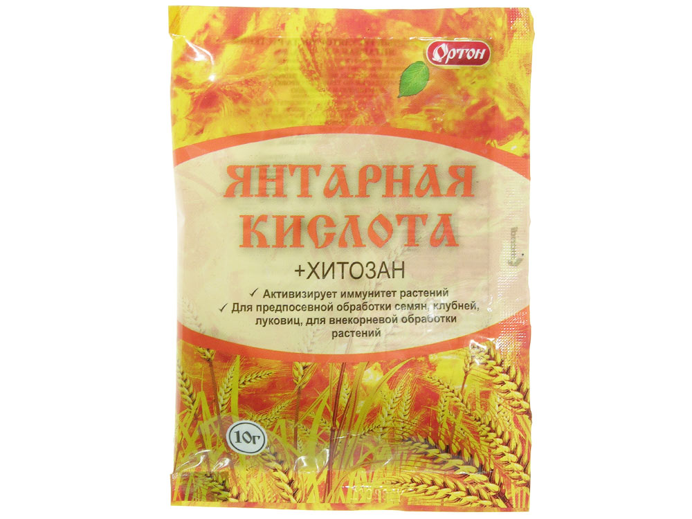 Кислота янтарная + Хизотан 10г (регулятор роста) Ортон
