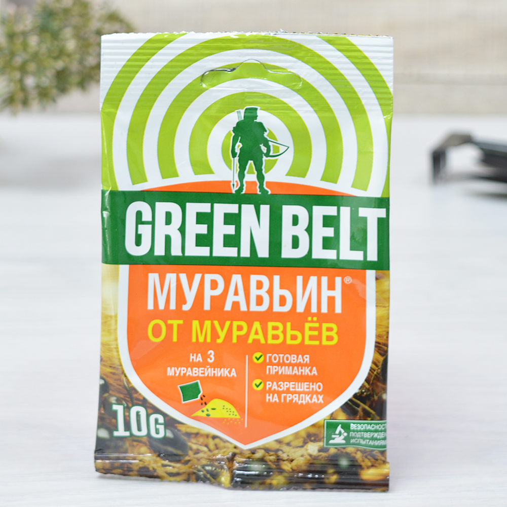 Муравьин 10г от садовых муравьев Green Belt