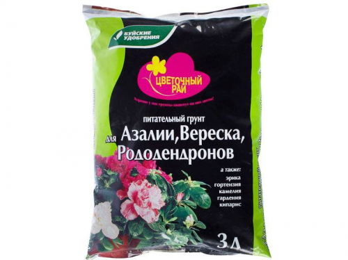 Грунт 3л Цветочный рай. Азалия, Вереск. 