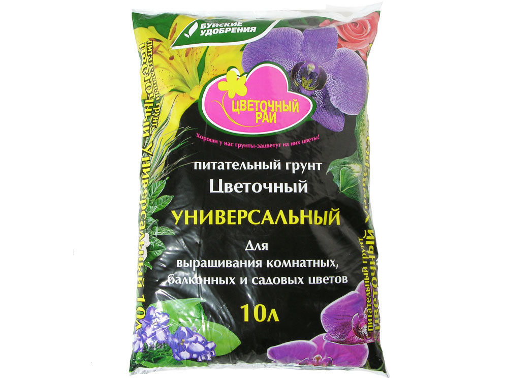 Грунт 10л Цветочный Рай. Цветочный