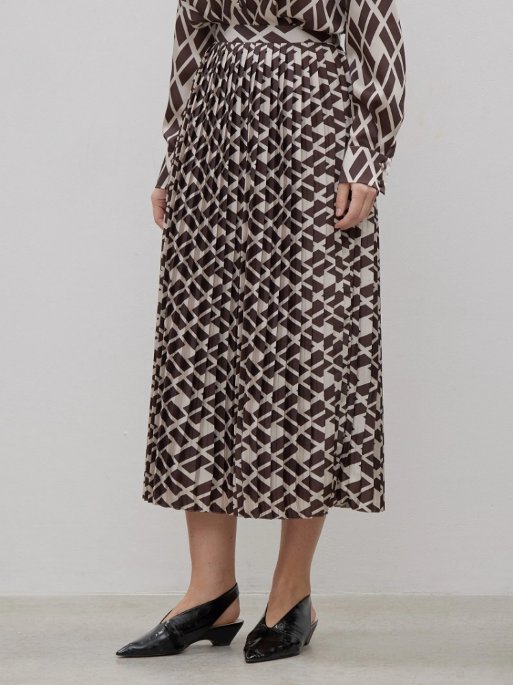 Юбка с плиссировкой ,
80% полиэстер, 20% вискоза ,