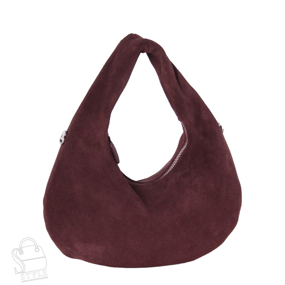 Сумка женская кожаная 99907NNAA wine red Natale Navetta