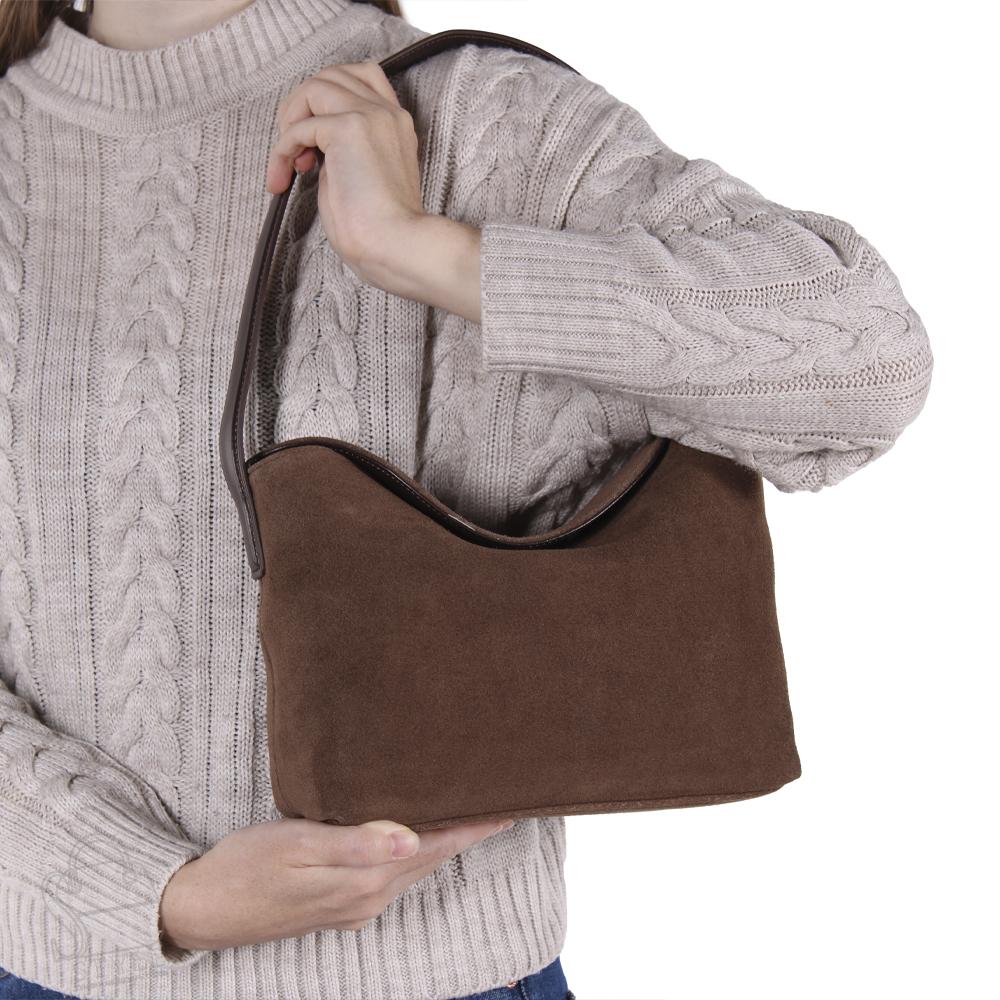 Сумка женская кожаная 990105NNAA brown Natale Navetta