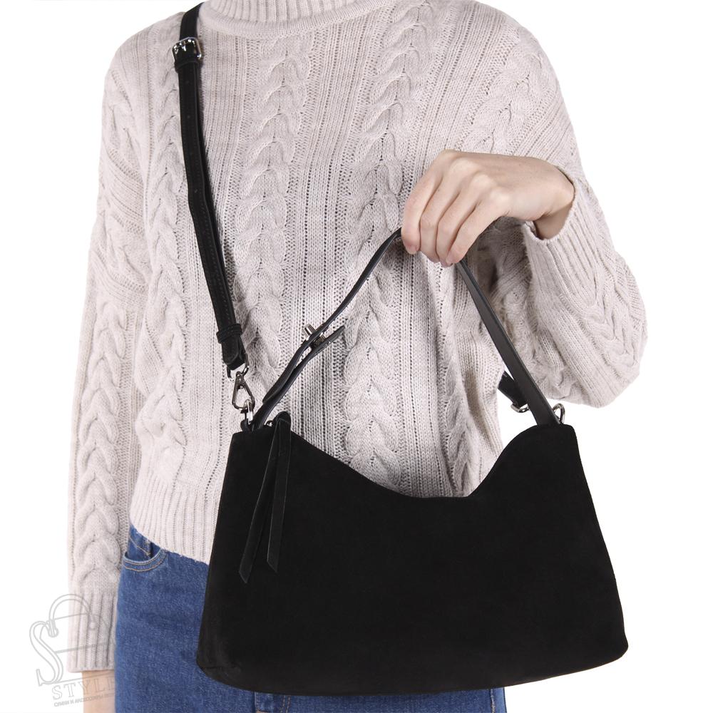 Сумка женская кожаная 990105NNAA black Natale Navetta