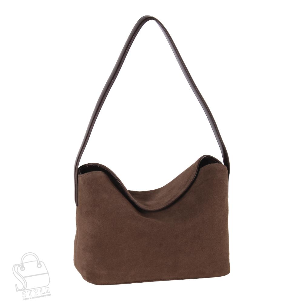 Сумка женская кожаная 990105NNAA brown Natale Navetta