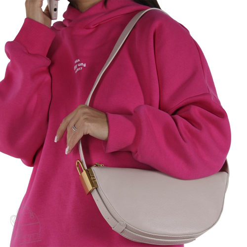 Сумка женская кожаная 3366-1Q beige Polina&Eiterou